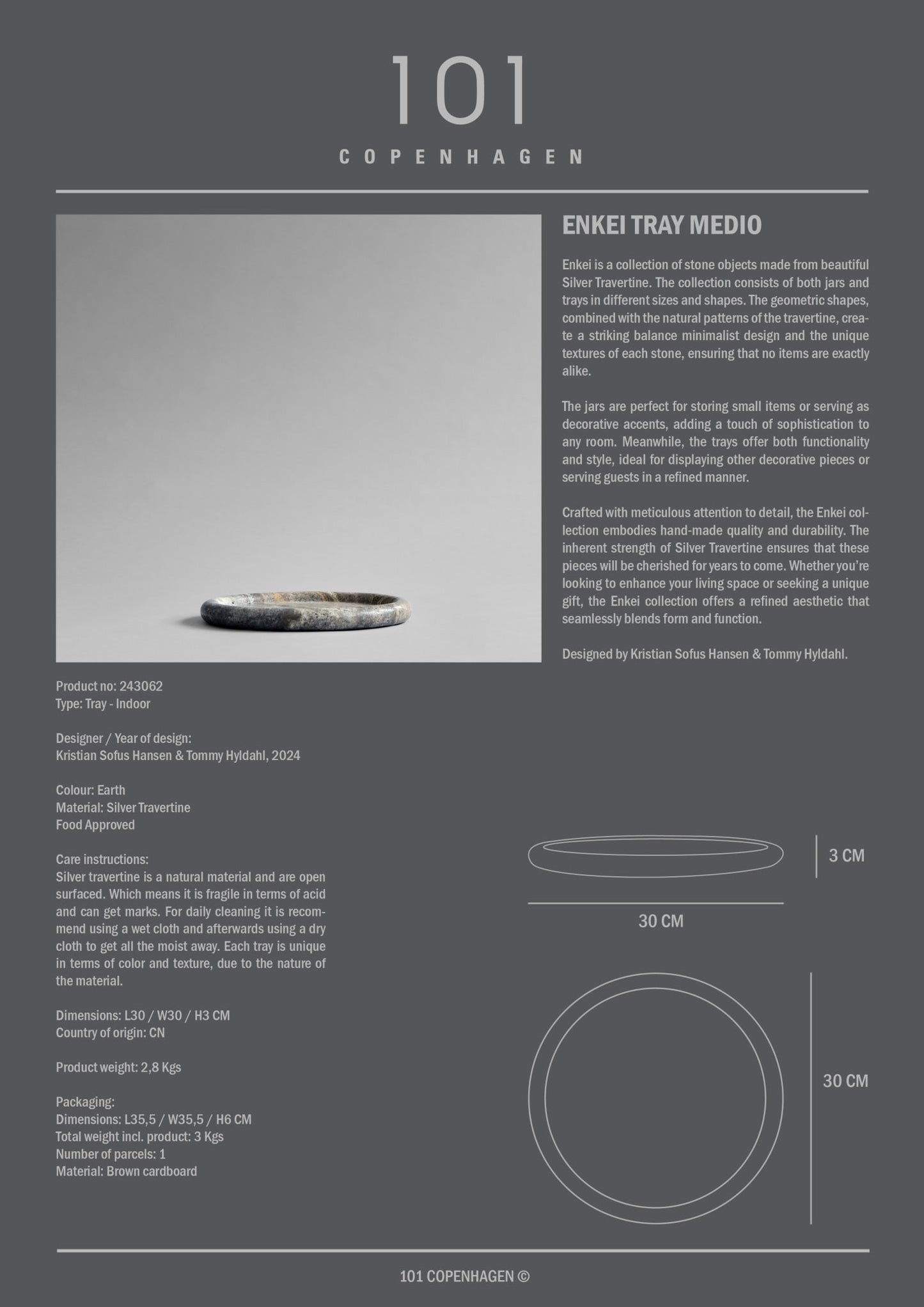 Enkei Tray. Medio - Earth